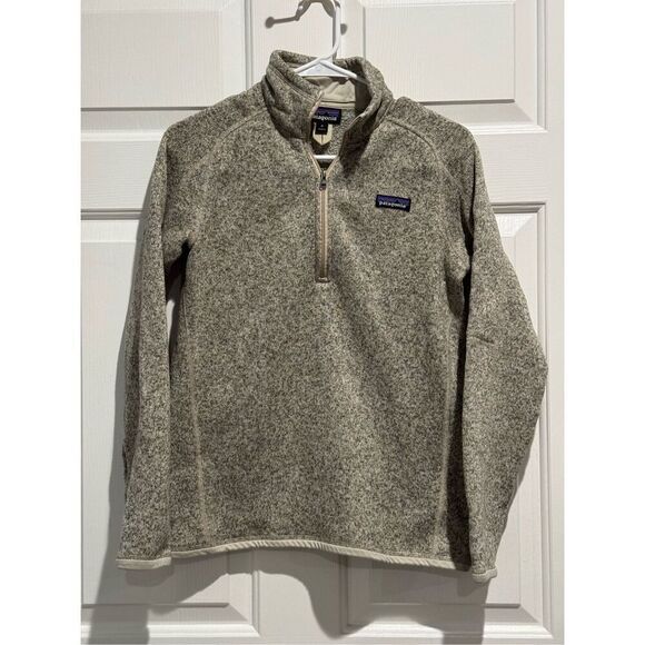 Patagonia Women's Birch White Better Sweater® 1/4-Zip Fleece Medium - Picture 3 of 13